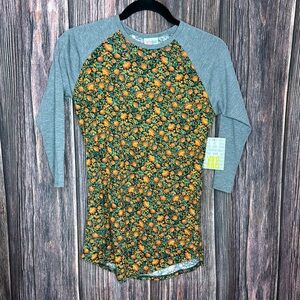 LuLaRoe Randy Raglan 3/4 Sleeve Shirt